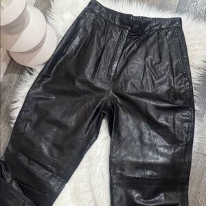 🖤ciaosport ltd vintage 100% leather high waist pants